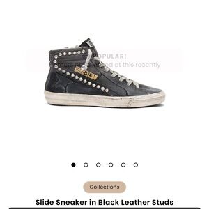 Golden Goose black Slide Stud